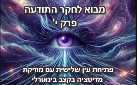 פרק י' - פתיחת עין שלישית עם מנגינת מדיטציה בקצב בינוראלי