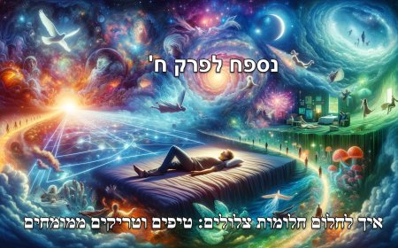 נספח לפרק ח' - איך לחלום חלומות צלולים: טיפים וטריקים ממומחים