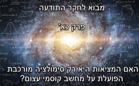 האם יש הוכחות לכך שכולנו דמויות בסימולציה ממוחשבת?