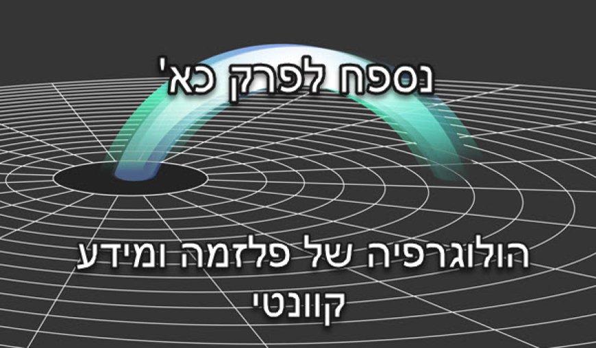 נספח לפרק כא - פלזמה והולוגרפית מידע קוונטית