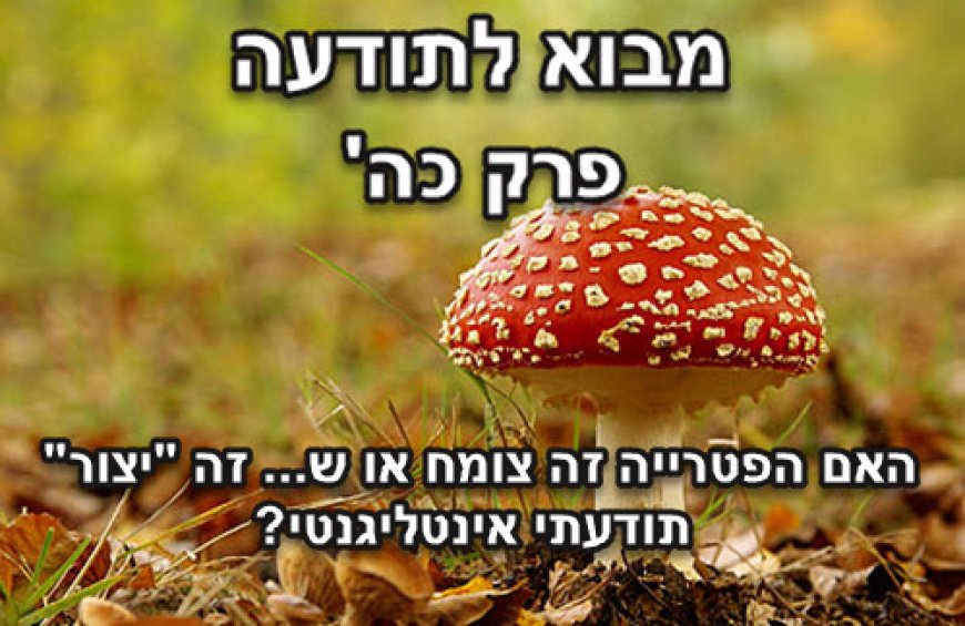 האם הפטרייה זה צומח או ש... זה "יצור" תודעתי אינטליגנטי ?