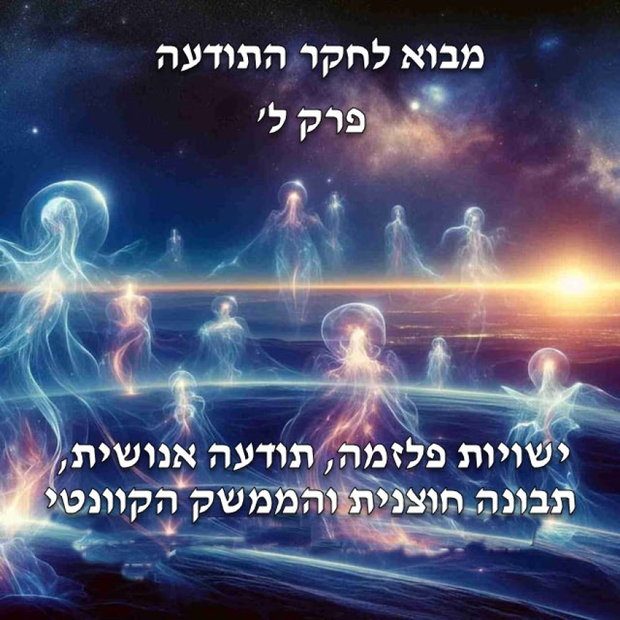 ישויות פלזמה, תודעה אנושית, תבונה חוצנית והממשק הקוונטי