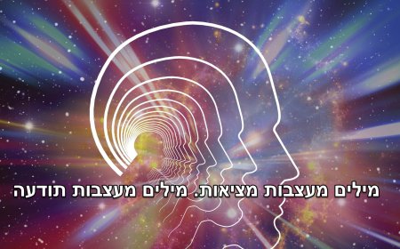 נספח לפרק יג' - מילים מעצבות מציאות. מילים מעצבות תודעה + תירגול מעשי